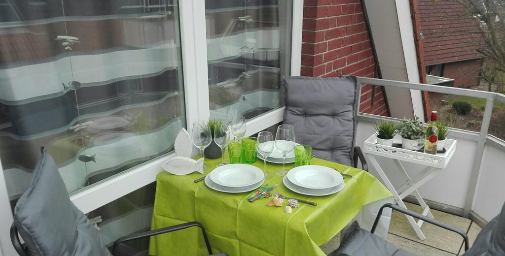 Wat Ne Wohnung Busum Bagian luar foto